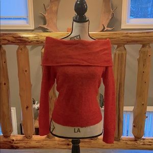 Off the shoulder sweater